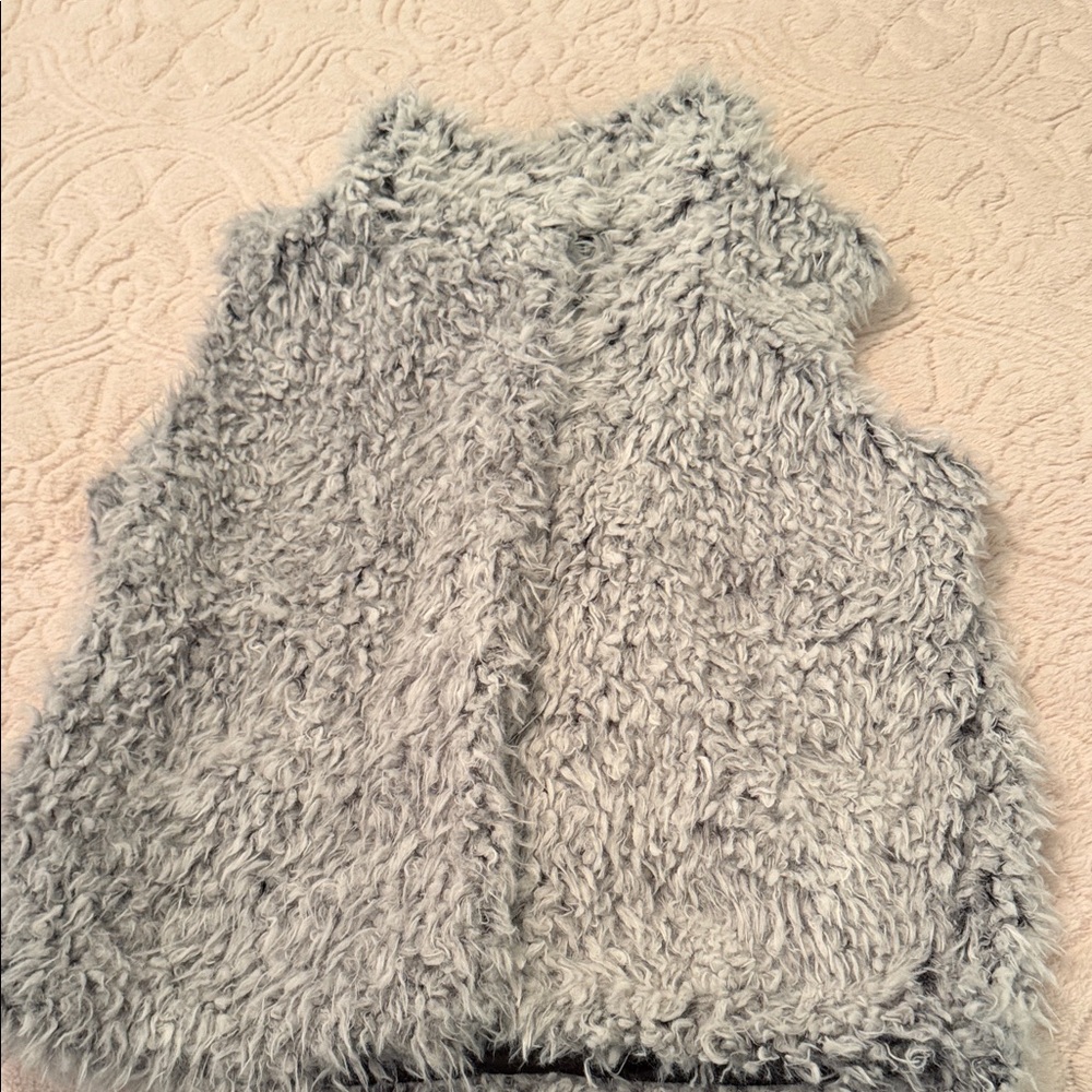 Johnston & Murphy Gray Fuzzy Vest